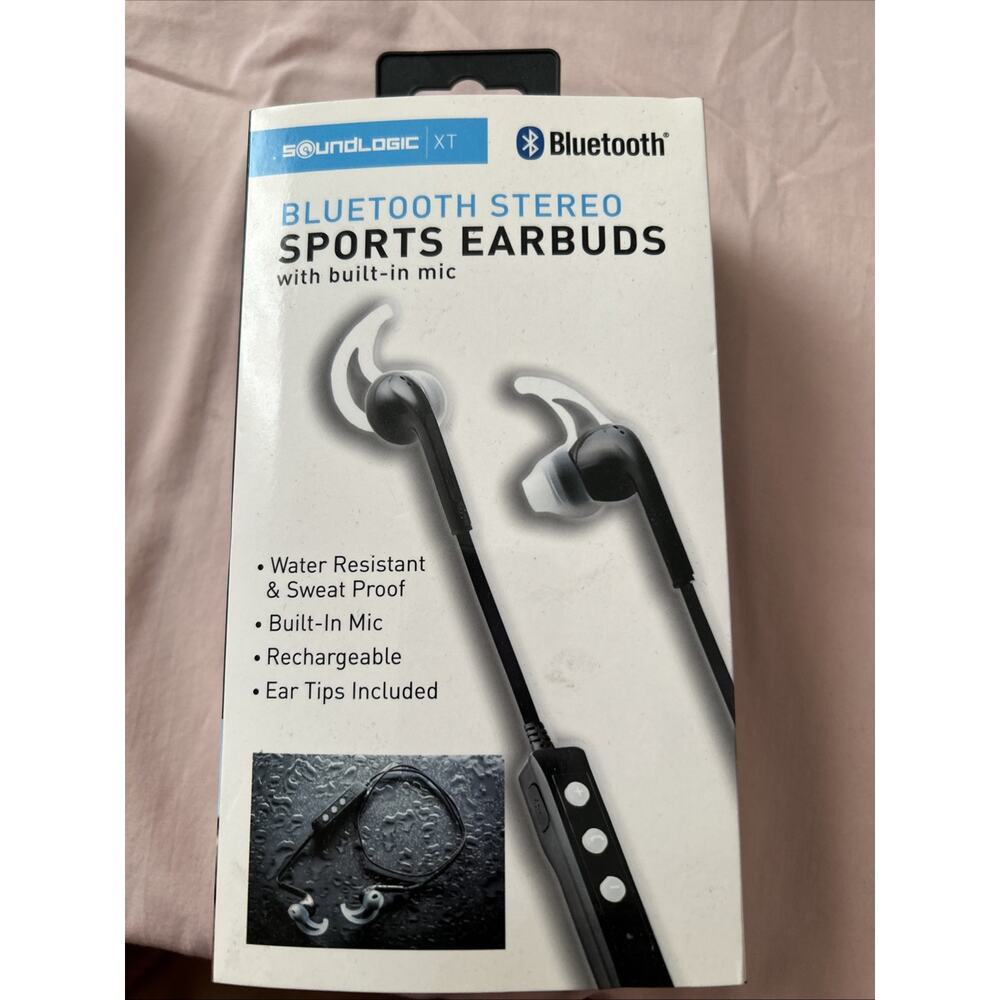 soundlogic xt headphones Bluetooth Built In Mic New